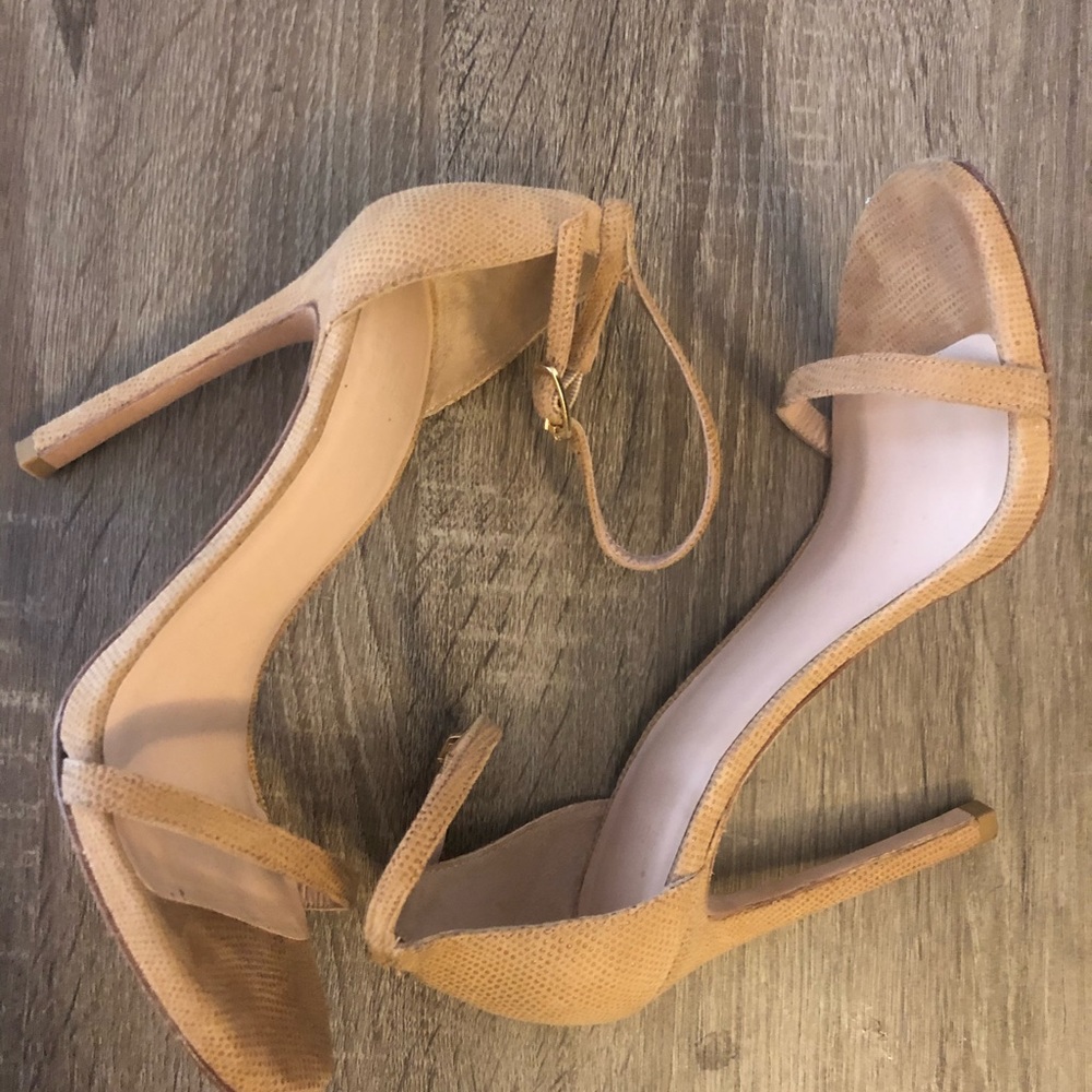 stuart weitzman nudist heel sandals size 7.5